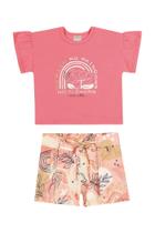 Conjunto Infantil Menina No Rainbows Colorittá - 73044 Conjunto Infantil Menina No Rainbows Colorittá - 73044
