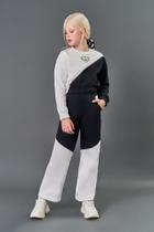 Conjunto Infantil Menina Patch Coração Natural CTV