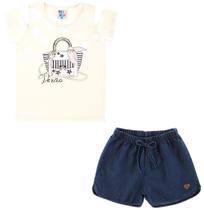 Conjunto Infantil Menina Pulla Bulla Ref. 39228