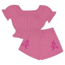 Conjunto Infantil Menina - Rosa - 52322-749 - Pulla Bulla Conjunto Infantil Menina - Rosa - 52322-749 - Pulla Bulla