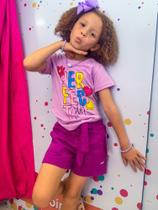 Conjunto infantil menina rosa