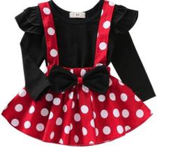 Conjunto Infantil Menina Saia e blusinha - Tamanho 4-5 Anos Conjunto Infantil Menina Saia e blusinha - Tamanho 4-5 Anos
