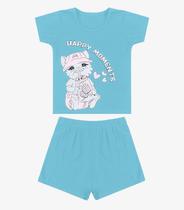 Conjunto Infantil Menina Select Azul Conjunto Infantil Menina Select Azul