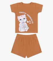 Conjunto Infantil Menina Select Marrom Conjunto Infantil Menina Select Marrom
