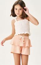 Conjunto Infantil Menina Shorts e Blusa Catavento