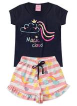 Conjunto Infantil Menina Smile Verão Conjunto Infantil Menina Smile Verão