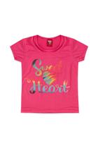 Conjunto Infantil Menina Sweet Heart Shorts Estampado - Bene Tex