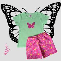 Conjunto Infantil Menina Tamanho 02 - Borboletinha