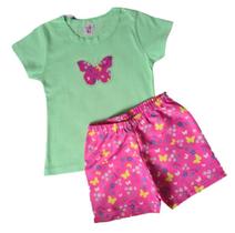 Conjunto Infantil Menina Tamanho 03 - Borboletinha