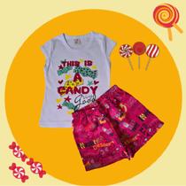 Conjunto Infantil Menina Tamanho 03 - Docinhos Conjunto Infantil Menina Tamanho 03 - Docinhos