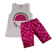 Conjunto Infantil Menina Tamanho 06 - Melancia Conjunto Infantil Menina Tamanho 06 - Melancia