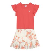 Conjunto infantil menina tropical Brandili