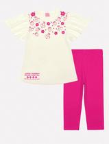 Conjunto Infantil Menina Tutti-Frutti Blusa E Calça Capri Pink Mundo Cinti Conjunto Infantil Menina Tutti-Frutti Blusa E Calça Capri Pink Mundo Cinti