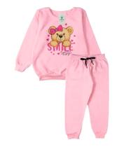 Conjunto Infantil Menina Ursinha Smile Tam.2 Conjunto Infantil Menina Ursinha Smile Tam.2