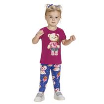 Conjunto Infantil Menina Verão Blusa e Legging Kyly 1000517