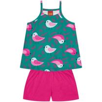 Conjunto Infantil Menina Verão Blusa e Short Kyly 1000229