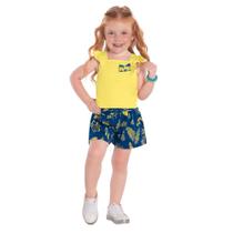 Conjunto Infantil Menina Verão Blusa e Short Kyly 1000239