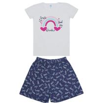 Conjunto Infantil Menina Verão Blusa e Short Viston 4611