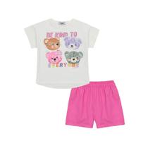 Conjunto infantil menina verão Kukiê Ref 88400 Conjunto infantil menina verão Kukiê Ref 88400