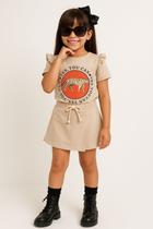 Conjunto Infantil Menina Verão Moda Blogueirinha 100% algodão