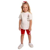 Conjunto Infantil Menina Verão Mônica - By Gus Conjunto Infantil Menina Verão Mônica - By Gus