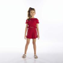 Conjunto Infantil Menina - Vermelho - 52322-65 Conjunto Infantil Menina - Vermelho - 52322-65