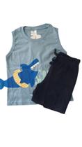 CONJUNTO INFANTIL MENINO AZUL Tam 3