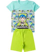 Conjunto Infantil Menino Básico Curto Select Azul