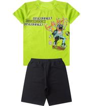 Conjunto Infantil Menino Básico Curto Select Verde