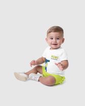 Conjunto Infantil Menino Bermuda Com Aplique Interativo - Malwee Conjunto Infantil Menino Bermuda Com Aplique Interativo - Malwee
