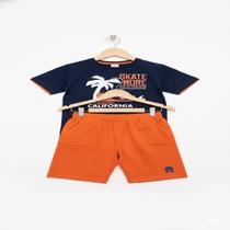 Conjunto infantil menino california brandilli tamanh0:8 anos Conjunto infantil menino california brandilli tamanh0:8 anos