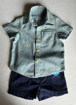 Conjunto Infantil Menino Camisa Bananas Carters