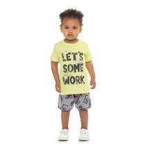 Conjunto Infantil Menino Camisa E Bermuda - TILEESUL