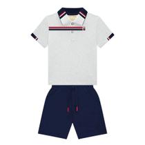 Conjunto Infantil Menino Camisa Polo e Bermuda Milon 2000190