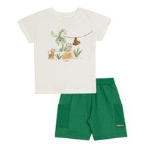 Conjunto Infantil Menino Camiseta/Bermuda Nini & Bambini Conjunto Infantil Menino Camiseta/Bermuda Nini & Bambini
