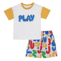 Conjunto Infantil Menino Camiseta/Bermuda Nini & Bambini Conjunto Infantil Menino Camiseta/Bermuda Nini & Bambini