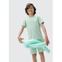 Conjunto Infantil Menino Camiseta/Bermuda Verde Hering