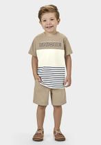 Conjunto Infantil Menino Camiseta e Bermuda Glinny