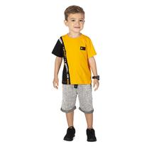 Conjunto Infantil Menino Camiseta E Bermuda Incredible Super Estiloso