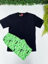 Conjunto Infantil Menino Camiseta E Bermuda Kyly