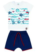 Conjunto Infantil Menino Camiseta e Bermuda Marlan 40534