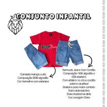 Conjunto Infantil Menino Camiseta e Bermuda