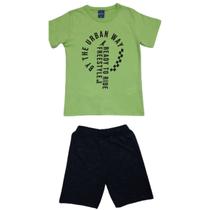 Conjunto Infantil Menino Camiseta e Shorts Rei Rex