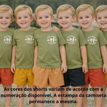 Conjunto Infantil Menino Camiseta First Waves e Shorts Texturizado Sem Bolsos 4YOU Cativa Conjunto Infantil Menino Camiseta First Waves e Shorts Texturizado Sem Bolsos 4YOU Cativa