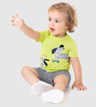 Conjunto Infantil Menino Camiseta Manga Curta e Short Malwee Kids Conjunto Infantil Menino Camiseta Manga Curta e Short Malwee Kids