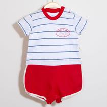 Conjunto Infantil Menino Camiseta/Short Magia de Verão Keko Conjunto Infantil Menino Camiseta/Short Magia de Verão Keko