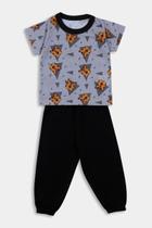 Conjunto Infantil Menino Camiseta Tigres e Calça - Destak Conjunto Infantil Menino Camiseta Tigres e Calça - Destak