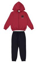 Conjunto infantil menino capuz em moletom flanelado malwee kids 6 Conjunto infantil menino capuz em moletom flanelado malwee kids 6