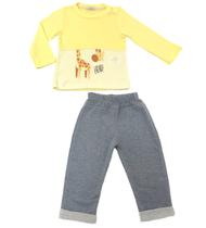 Conjunto infantil Menino com Blusa Girafinha e Calça