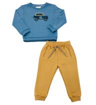 Conjunto Infantil Menino com Blusa Moletom Carrinho e Calça Conjunto Infantil Menino com Blusa Moletom Carrinho e Calça